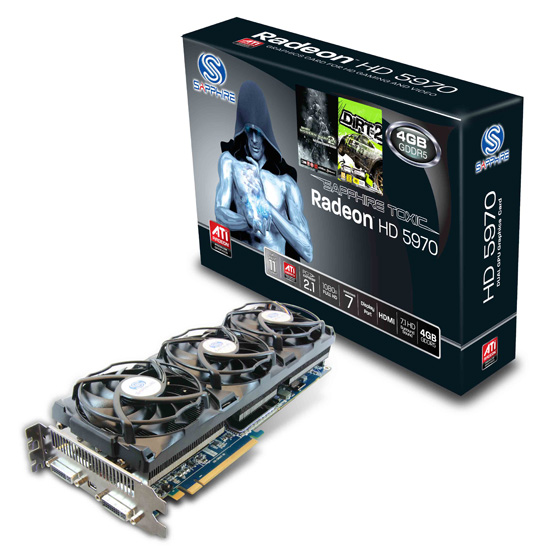 Un peu plus d'info sur la Sapphire HD 5970 4G TOXIC 