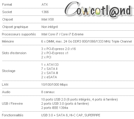 MSI X58A-GD65 MS-7522