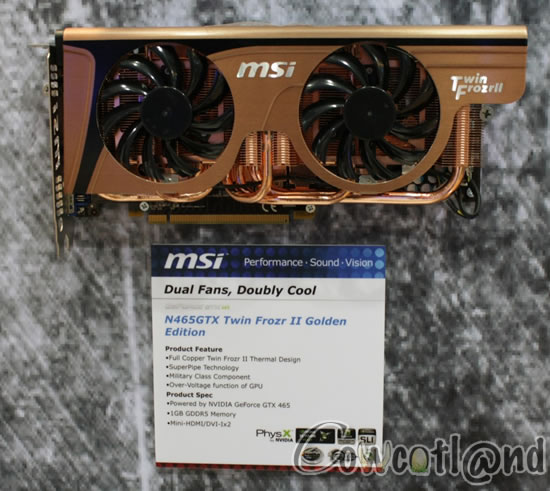 MSI N465GTX Twin Frozr Golden Edition