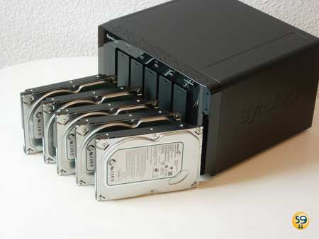 test NAS Synology DS1010+