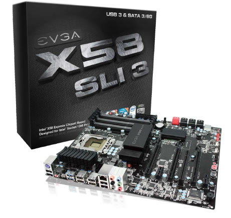 EVGA X58 SLI3 carte mre