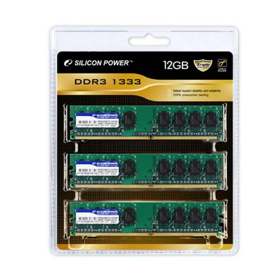 Silicon Power : 12 Go de DDR3 toute nue !