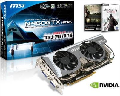 La MSI GTX 460 HAWK disponible viiiiite