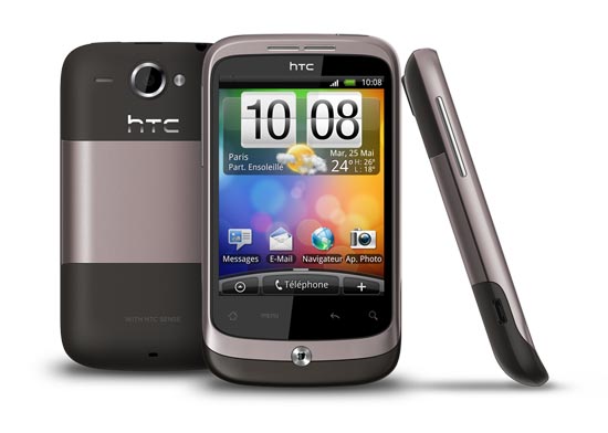 test smartphone HTC Wildfire