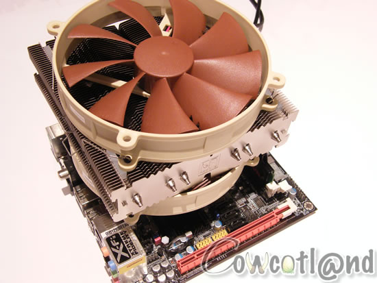 [Cowcotland] Le Noctua NH-C14 sur notre carte de test ? Heu...