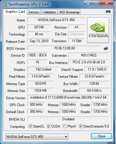 Le Gpu-Z nouveua est arrivé ! Le Gpu-Z nouveua est arrivé !
