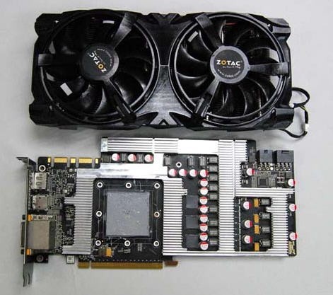 V'la la grosse GTX 580 que pr�pare Zotac...