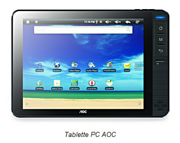 AOC : une tablette 8
