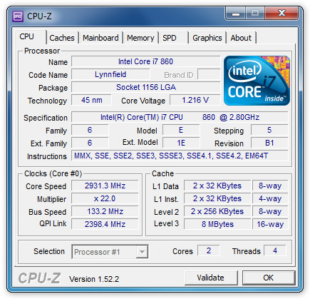 CPU-Z s'offre un rafraichissement