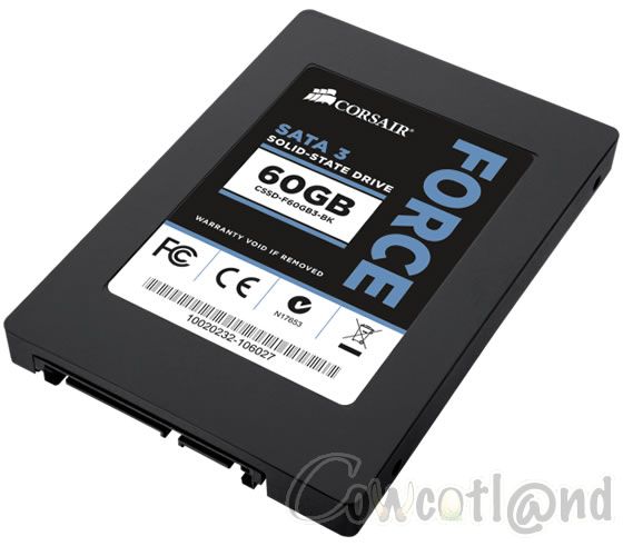 Corsair annonce son SSD SATA 6.0 Force 3
