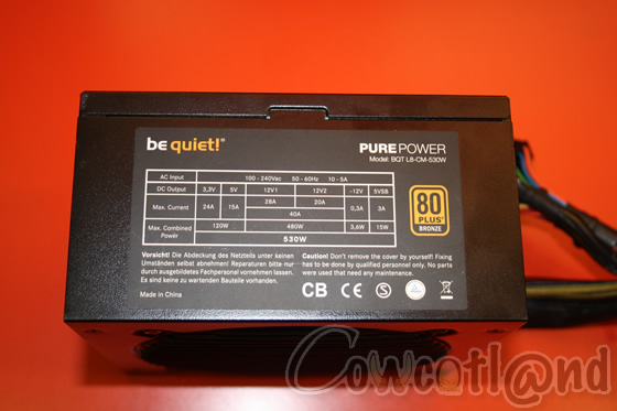 [Cowcotland] Be Quiet Pure Power L8 : toutes les photos et vido