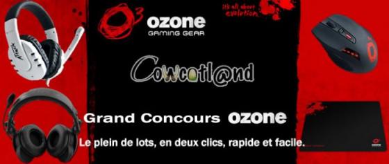 Concours Ozone Cowcotland : une carpette Gaming GroundLevel S