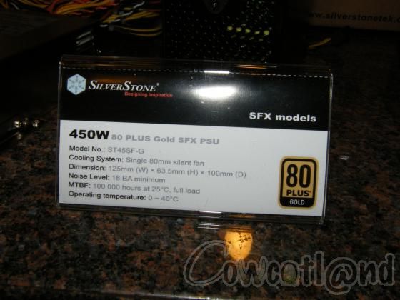 [CES 2012] 450W 80Plus Gold chez SilverStone, en SFX