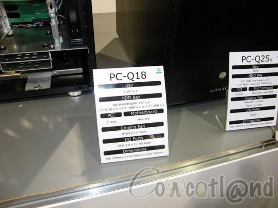 [CES 2012] Beaucoup de Mini ITX chez Lian Li