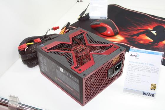 [CeBIT 2012] Alimentation Aerocool Strike X 1100 watts, miam