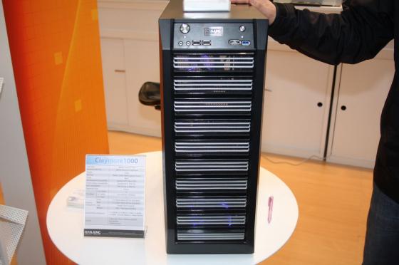 [CeBIT 2012] Claymore 300, 1000, des boitiers int�ressants