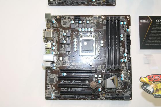 [CeBIT 2012] Asrock : un max d'image pour d�couvrir tout le Z/Q/B 7x de la marque