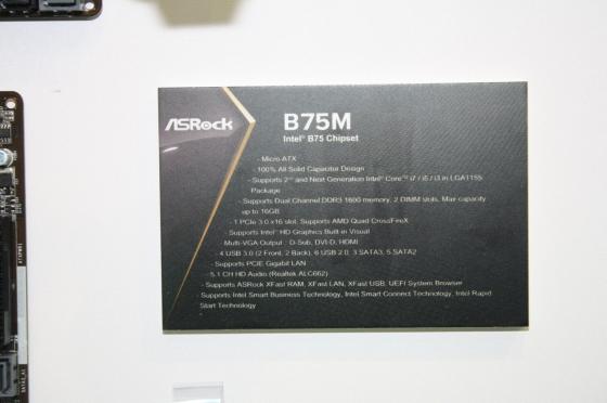 [CeBIT 2012] Asrock : un max d'image pour d�couvrir tout le Z/Q/B 7x de la marque