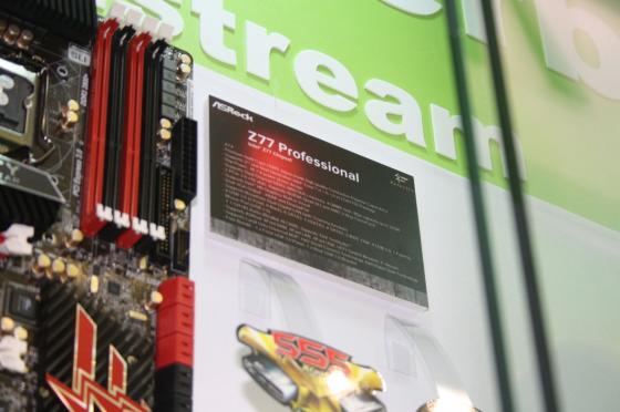 [CeBIT 2012] Asrock : un max d'image pour d�couvrir tout le Z/Q/B 7x de la marque