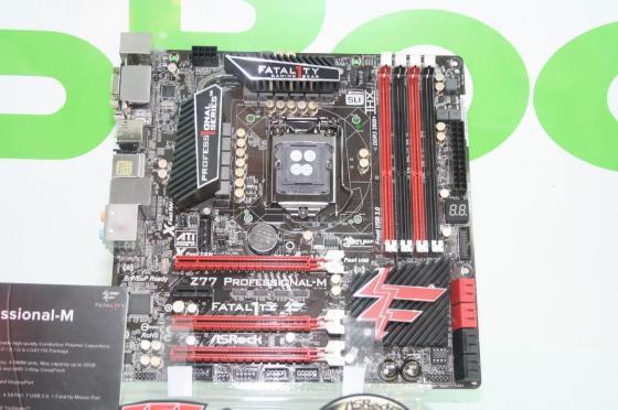 [CeBIT 2012] Asrock : un max d'image pour d�couvrir tout le Z/Q/B 7x de la marque