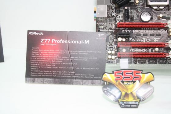 [CeBIT 2012] Asrock : un max d'image pour d�couvrir tout le Z/Q/B 7x de la marque