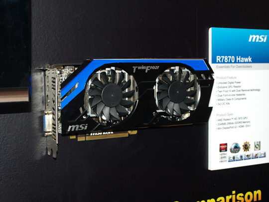 [CeBIT 2012] MSI : des cartes et des cartes