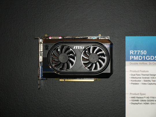 [CeBIT 2012] MSI : des cartes et des cartes