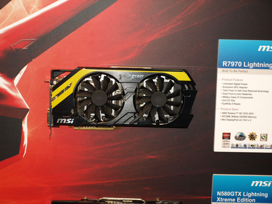 [CeBIT 2012] MSI : des cartes et des cartes