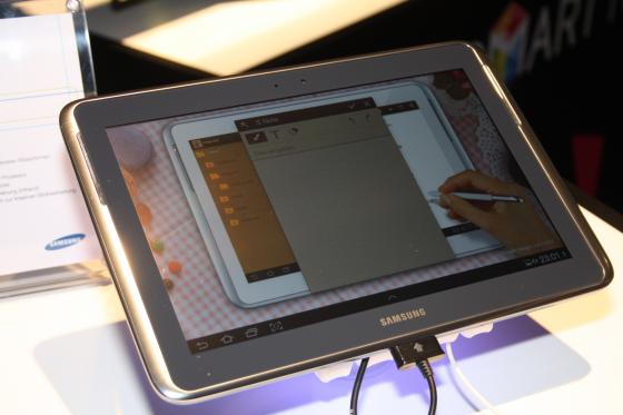 [GC 2012] Samsung Galaxy Note 10.1, la tablette idale ?