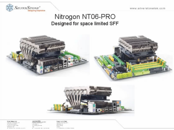 Les futures nouveauts de SilverStone : NT06-Pro et et NT01-Pro