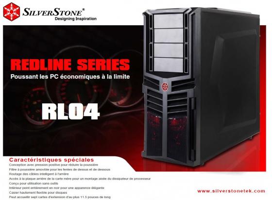 Boitier RL04, SilverStone persiste dans le low-cost