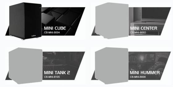 Center, Hummer et Tanks 2, trosi autres boitiers Cubitek Mini !