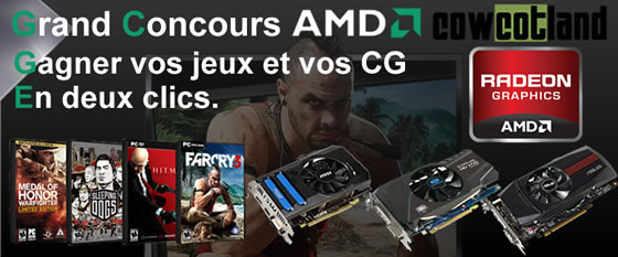 Concours AMD Radeon : Un pack de jeux Premire