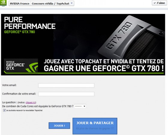 topachat-nvidia concours-gtx-780