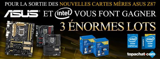 concours asus intel topachat