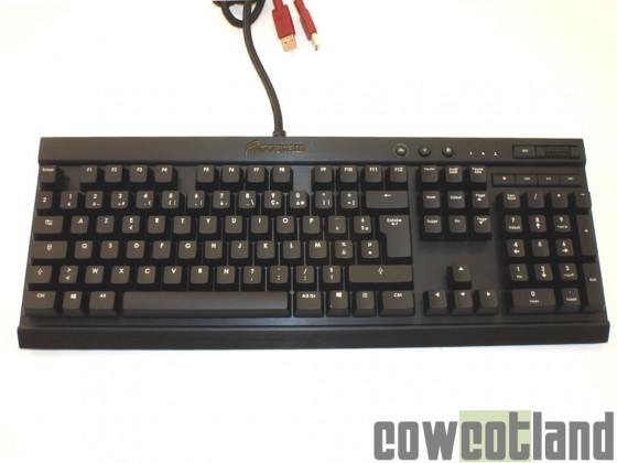 cowcotland test clavier mecanique corsair k70