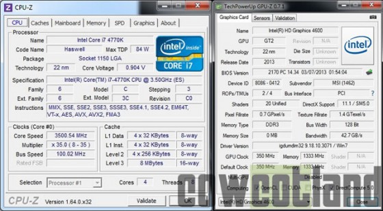 test processeurs intel core-i5-4670k core-i7-4770k cowcotland