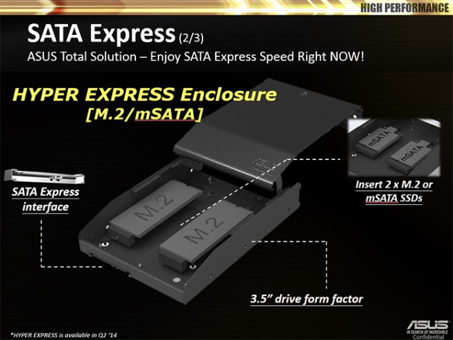 sata express asus ssd boitiers externes