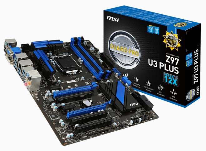 msi annonce moins 13 cartes meres classic series z97 h97