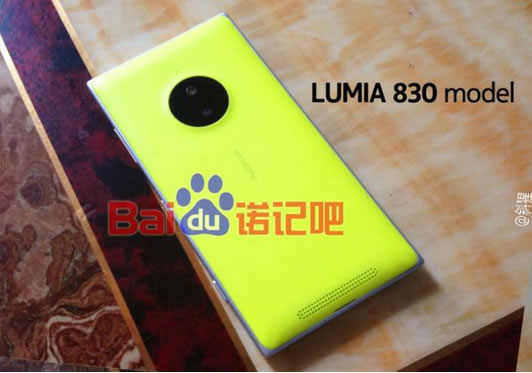 nokia lumia 830 deux images modele microsoft