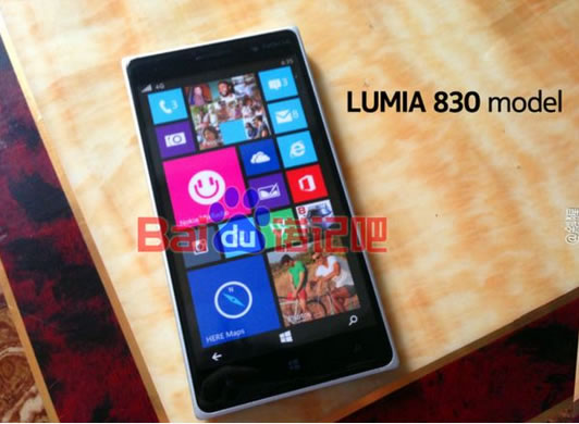 nokia lumia 830 deux images modele microsoft
