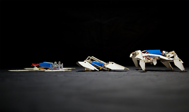 robots origami autonomes