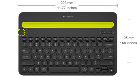 logitech annonce k480 clavier fil tablettes telephones pc