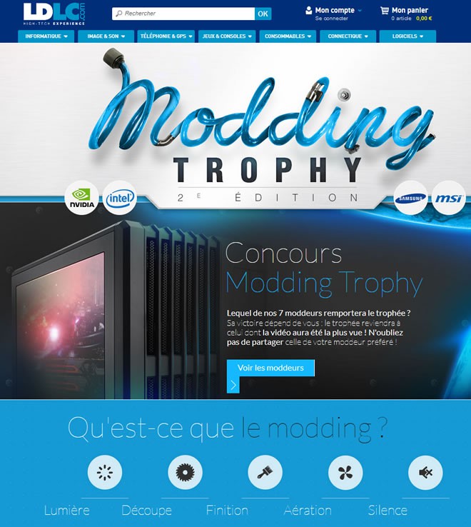 ldlc modding trophy site internet videos presentation 13 octobre