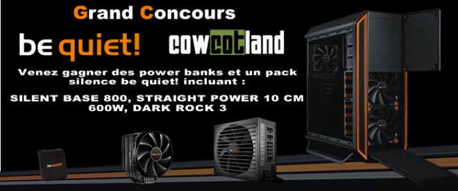 La semaine prochaine, Grand Concours be quiet! de Noël semaine prochaine grand concours be quiet noel