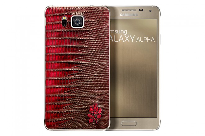 smartphone samsung-galaxy-alpha cuir