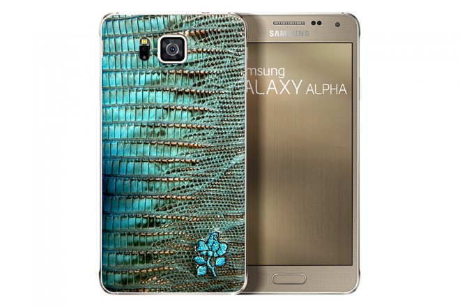 smartphone samsung-galaxy-alpha cuir