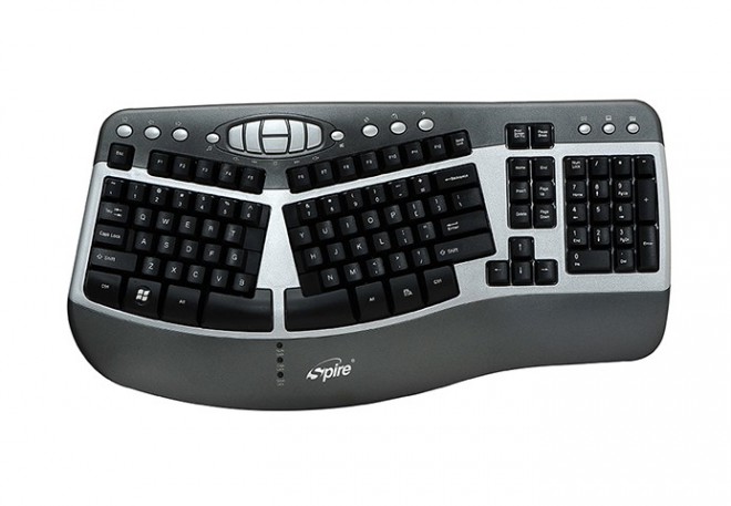 spire annonce clavier ergonomique curvature sp-k4003-usb