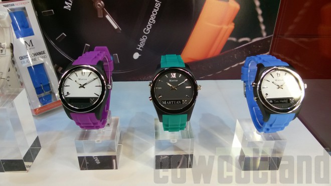 mwc 2015 guess martian associent bataille montres connectees