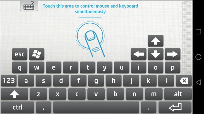 application clavier souris sous android intel computestick